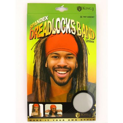 KING.J UNISEX SPANDEX DREADLOCKS BAND (707 & 708)