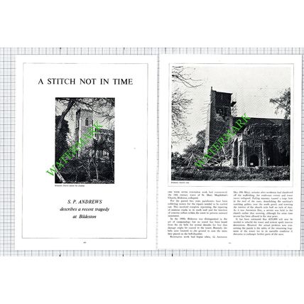 Bildeston Church - 1975 Article