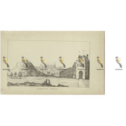 Cambridge Castle, Book Illustration (Print), c1873