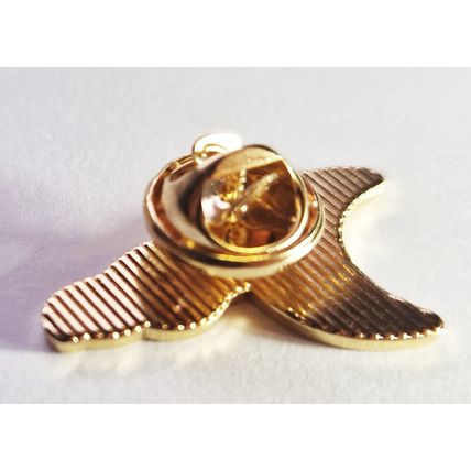 Novelty Cloud and Moon metal novely lapel pin badge