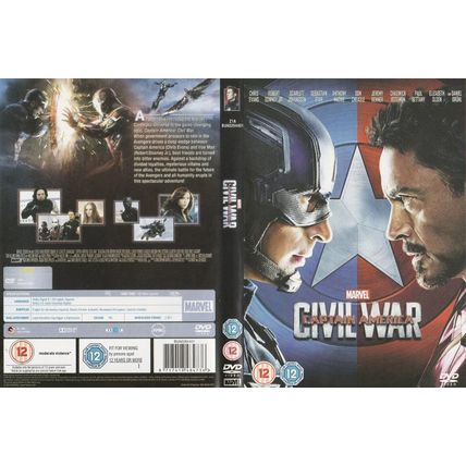 Captain America : Civil War (DVD) 2016 ~