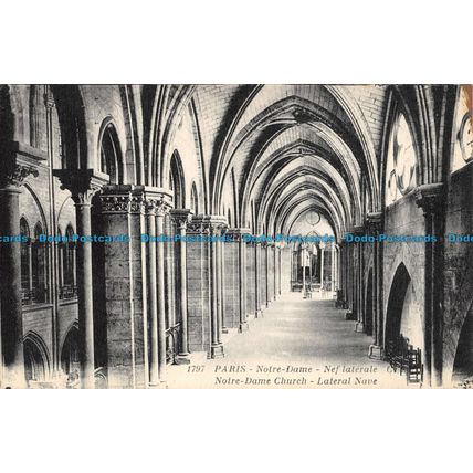 R053248 Paris. Notre Dame Church. Lateral Nave. Cosson. No 1797