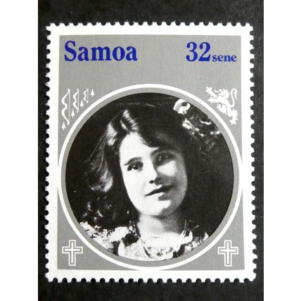 SAMOA 1985 Queen Mother 32s SG700 Unmounted Mint