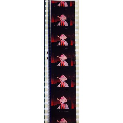 Jimi Hendrex. Pk MTP - C059G . 1 STRIP OF 5 - 35MM FILM CELLS. A very rare strip