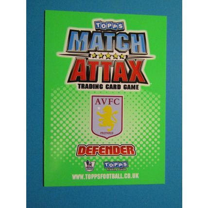 U7. Ciaran Clark - Aston Villa - Match Attax 2010/11 Football Card EF1