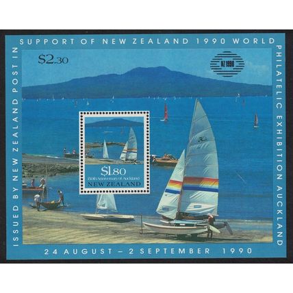 New Zealand Sailing MS 1990 MNH SG#MS1558