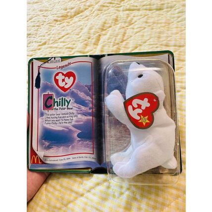 McDonalds TY Teenie Beanie Babies 94’ & 95’ Legends Peanut Chilly & Humphrey NIB