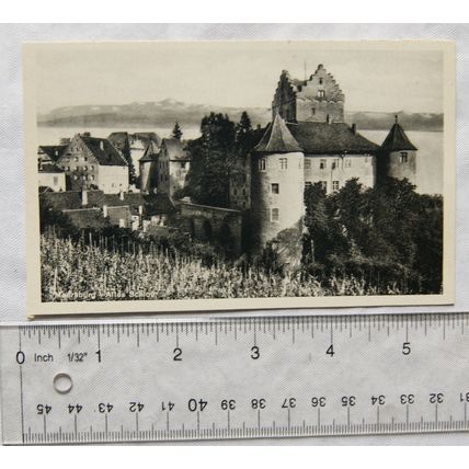 old postcard Meersburg, Altes Schloss, Germany