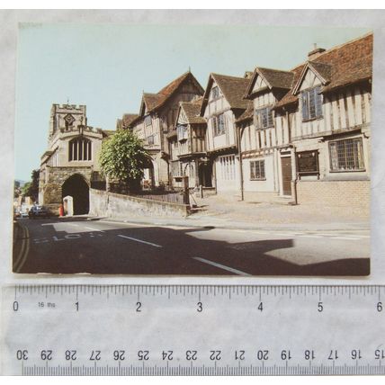 old postcard Warwick, Lord Leycester Hospital