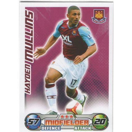 Match Attax 2008/2009 Hayden Mullins West Ham United