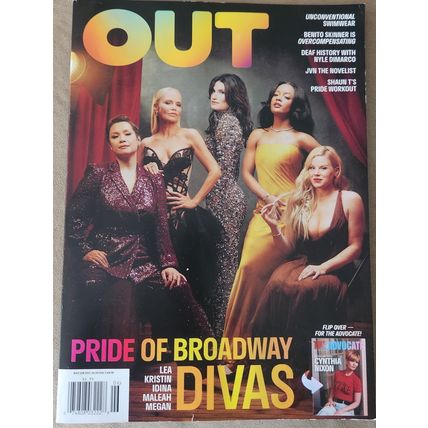 The Advocate & Out Magazine Combo May/Jun 2025 - Cynthia Nixon/Pride of Broadway