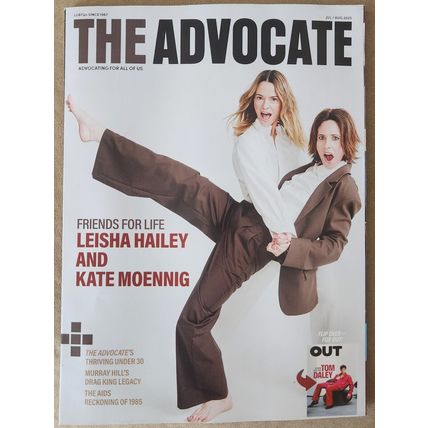 The Advocate & Out Magazine Combo Jul/Aug 2025 - Leisha Hailey & Kate Moennig