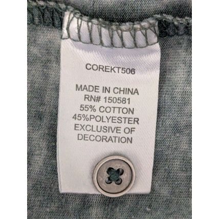 Flag Anthem Polo Golf Shirt Short Sleeve Stonewashed Blue Mens 3XL Cotton Blend