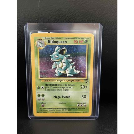 Nidoqueen - 12/130 - Holo Rare - Unlimited Edition Base Set 2 Pokemon Trading Ca