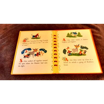 The Traveling Musicians Bonnie Book Illustrated By Dolli Tingle 1946 Great Shape