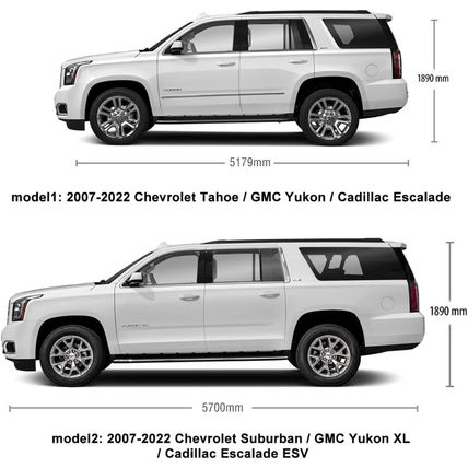 Waterproof Car Cover Replace for 2007-2025 Chevy Tahoe/Gmc Yukon/Cadillac Escala