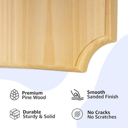 Greek Fraternity & Sorority Large Wooden Paddle, Premium Pine Wood Routed & Sand