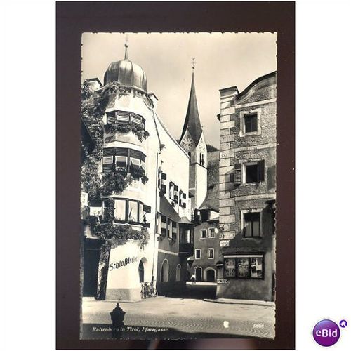 Austria RATTENBERG Pfarrgasse Postcard by Chizzali (9698)