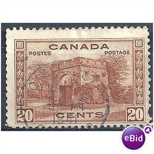 Canada 1938 SG365 20c Red-Brown Fine Used .
