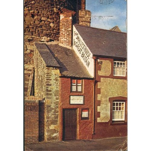 The Smallest House, Conway, North Wales c1965 - J Arthur Dixon Wales 495