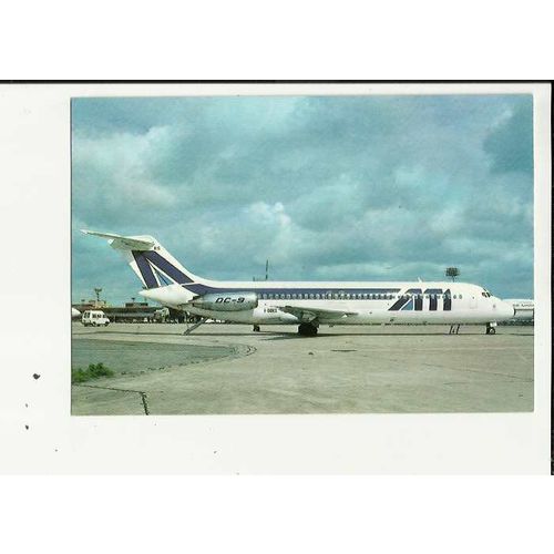 Aviation AERO TRASPORTI ITALIANI DC9-32 Postcard by Editions P.I. (503)
