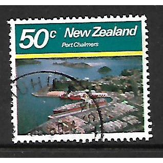 NEW ZEALAND 1980 LARGE HARBOURS 50c PORT CHALMERS SG 1224 FINE USED