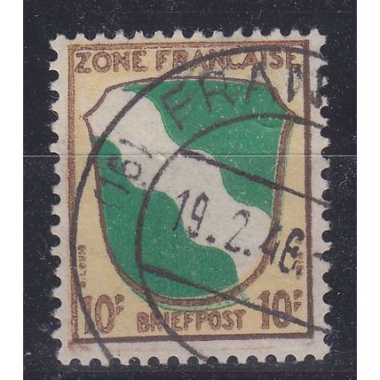 GERMANY Alliiert Franz. Zone [Allgemein] MiNr 0005 ( O/used ) [01]