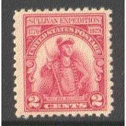 657 2c General John Sullivan Fine MNH Q0912