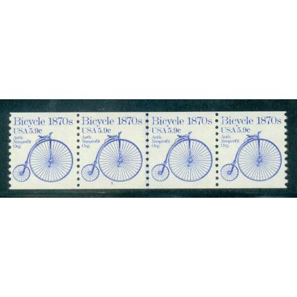 1901 5.9c Bicycle Fine MNH Dry Gum PNC 3/4 W0108
