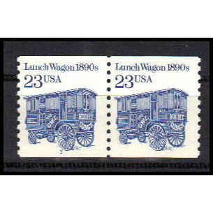 2464a 23c Lunch Wagon Fine MNH Dry Gum CNP Left 3 PA1150