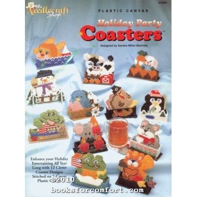 Plastic Canvas Holiday Party Coasters 943389