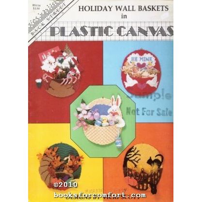 Holiday Wall Baskets in Plastic Canvas BS114