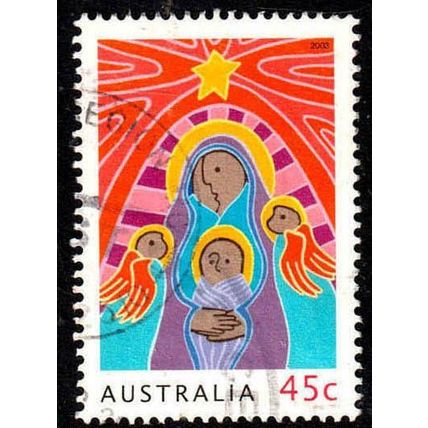 Australia 2003 Christmas 45c Used Stamp