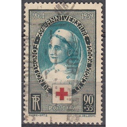 France 1939 Michel 440 O Cote (2008) 8.50 € 75 Ans Croix-Rouge internationale