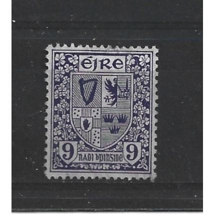 Ireland.SG120 9d Arms of Ireland (Deep Violet).Fine Used.Oct24