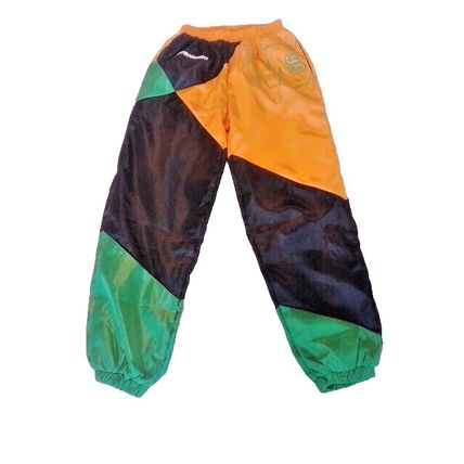 Youth Teenager Track Suit Set Pants Hip Hop Streetwear Baggy Black Green Orange
