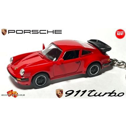 ULTRA RARE KEYCHAIN RED PORSCHE 911 CARRERA TURBO TEA TRAY