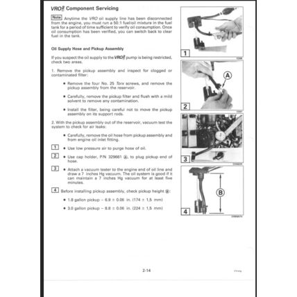 Johnson 90 Thru 115 90° CV Outboard Motor Service Manual 1996 507267 PDF