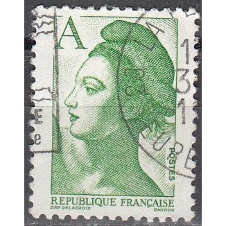 France 1986 Michel 2557 O Cote (2008) 0.80 € Liberté de Gandon Cachet rond
