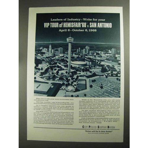 1968 City Public Service Board Ad - Hemisfair