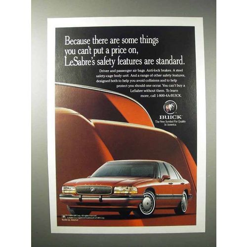 1994 Buick LeSabre Car Ad - Can't Put a Price On