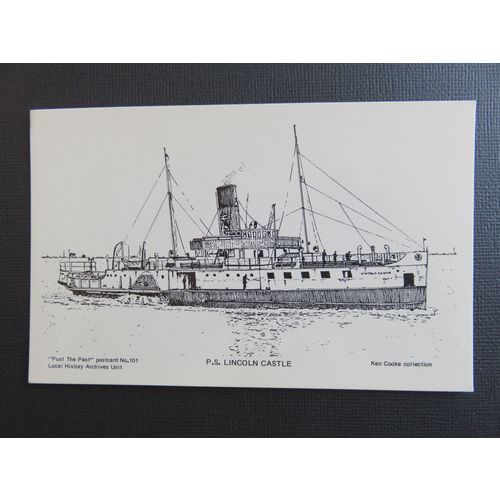 P.S. Lincoln Castle Postcard
