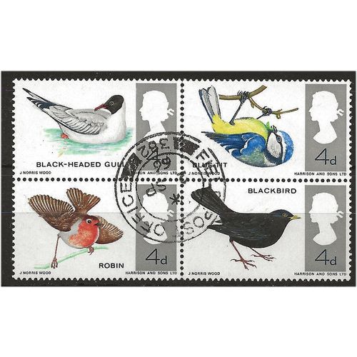 1966 Birds (Ordinary) Set SG696-699 Very Fine Used. .