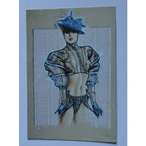 Olivia 3 Ladies, Leather & Lace Base trading card # 67 (A) 1994, Comic Images
