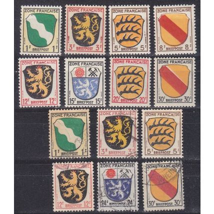 GERMANY Alliiert Franz. Zone [Allgemein] MiNr 0001 ex ( **/mnh ) [01] auch O/use