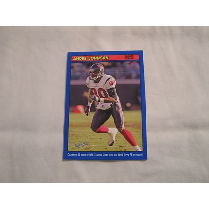 Andre Johnson 2005 Bazooka BLUE NO. 80