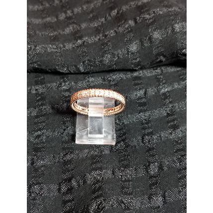 Iris Wedding Band 18K Rose Gold AAA CZ Eternity
