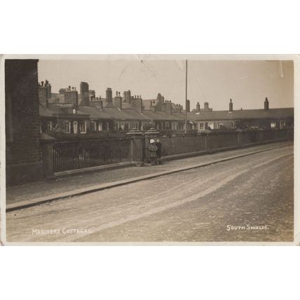Mariners Cottages South Shields Marine Park Tyne & Wear Old Postcard