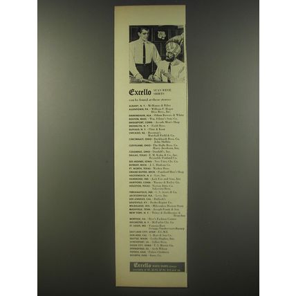 1956 Excello Suav-Weve Shirts Ad - Excello Suav-Weve Shirts can be found