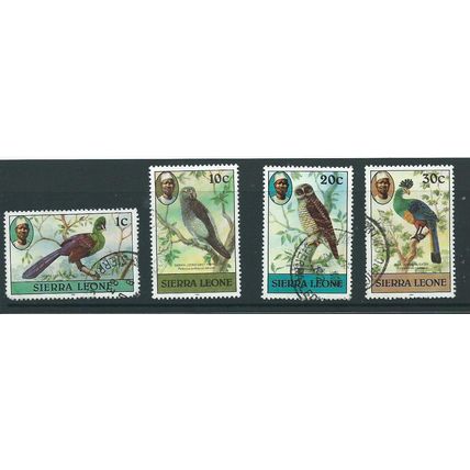 Sierra Leone 1980 range used sg622b sg 622b birds